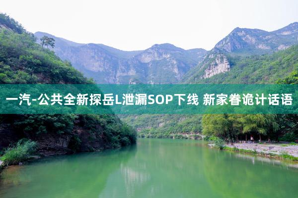 一汽-公共全新探岳L泄漏SOP下线 新家眷诡计话语