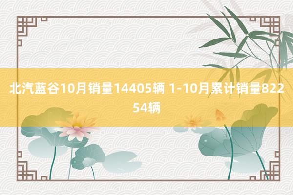 北汽蓝谷10月销量14405辆 1-10月累计销量82254辆